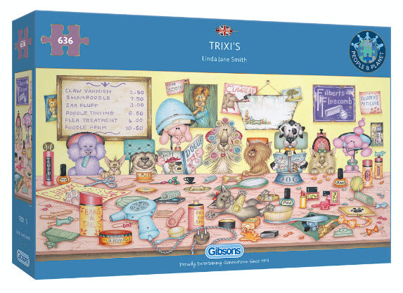 Trixi's by Linda Jane Smith 636 Piece Puzzle by Gibsons