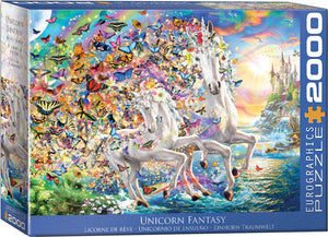 Unicorn Fantasy 2000 Piece Puzzle by Eurographics