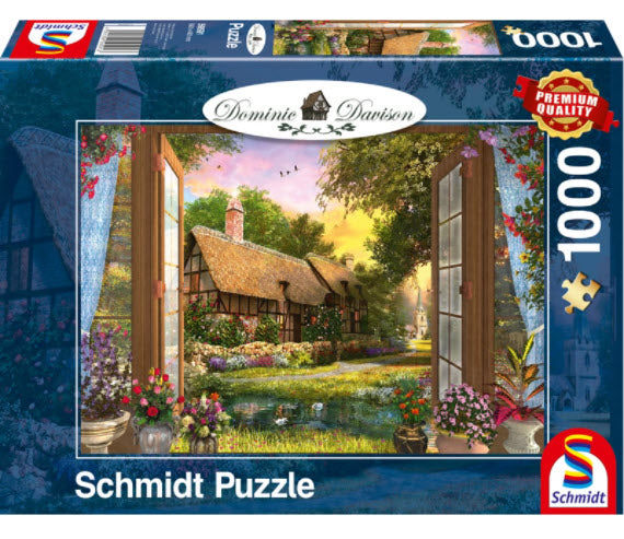 Dominic Davison View Of The Cottage 1000 Piece Puzzle by Schmidt