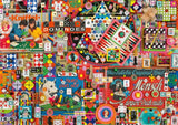 Shelley Davies Vintage Board Games 1000 Piece Puzzle by Schmidt
