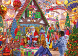Visit Santa by Steve Crisp 1000 Piece Puzzle By Gibsons
