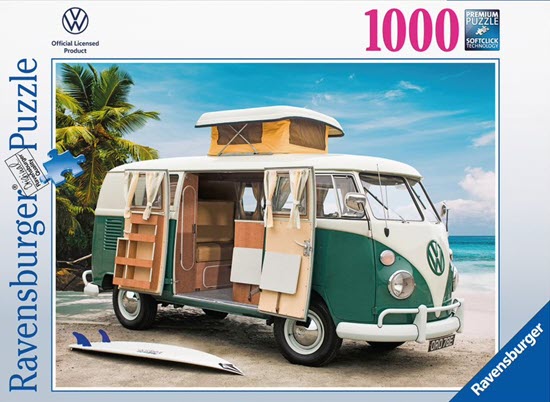 Volkswagen T1 Camper Van 1000 Puzzle by Ravensburger