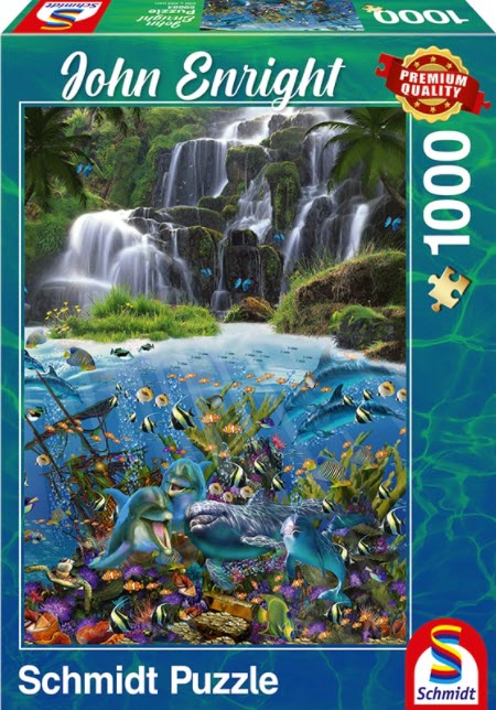 John Enright – Under The Waterfall 1000 Piece Puzzle by Schmidt