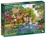 Watermill Cottage by Dominic Davison 1000 Piece Puzzle by Falcon