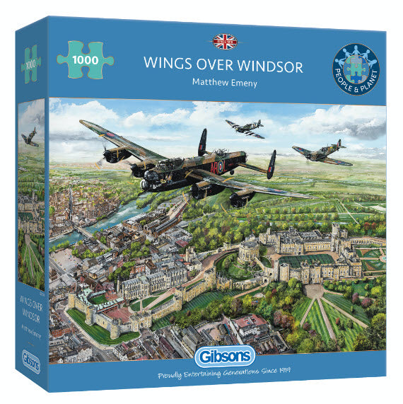 Wing's Over Windsor by Matthew Emeny 1000 Piece Puzzle by Gibsons
