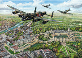 Wing's Over Windsor by Matthew Emeny 1000 Piece Puzzle by Gibsons