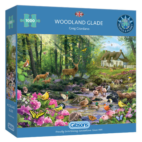 Woodland Glade by Greg Giordano 1000 Piece Puzzle by Gibsons