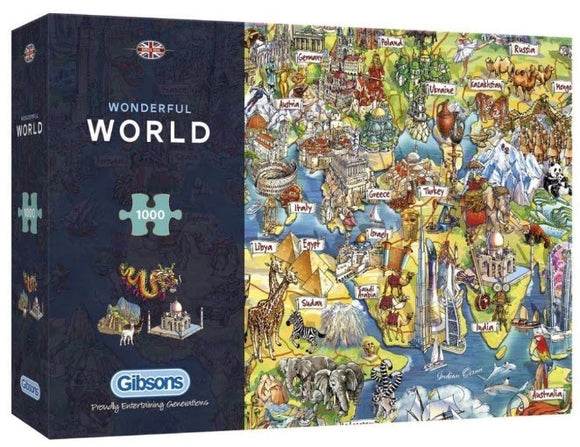 Wonderful World 1000 Piece Puzzle By Gibsons