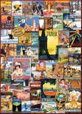 Travel Around the World Vintage Posters 1000 Piece Puzzle By Eurographics