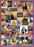 World War I & II Vintage Posters 1000 Piece Puzzle by Eurographics
