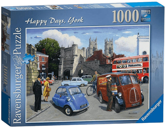 Happy Days York by Kevin Walsh 1000 Piece Puzzle by Ravensburger